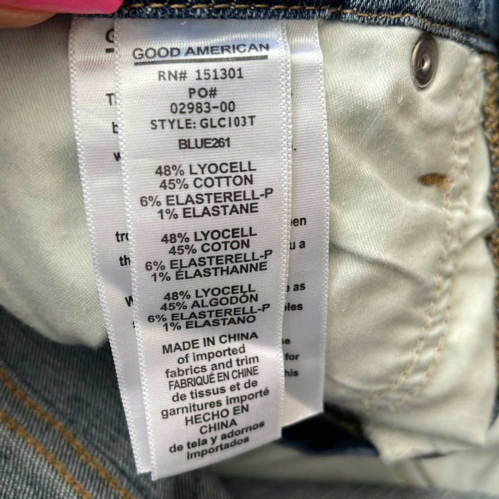 NEW Good American Good Legs Crop Skinny Jeans - Picture 10 of 11